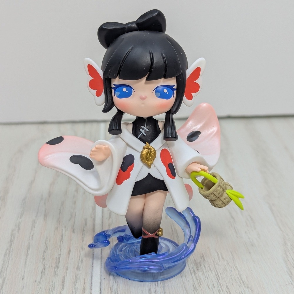 Rolife Suri Nine Spirits Elves Wan Yi Wu Ling Butterfly Basket red white Figure